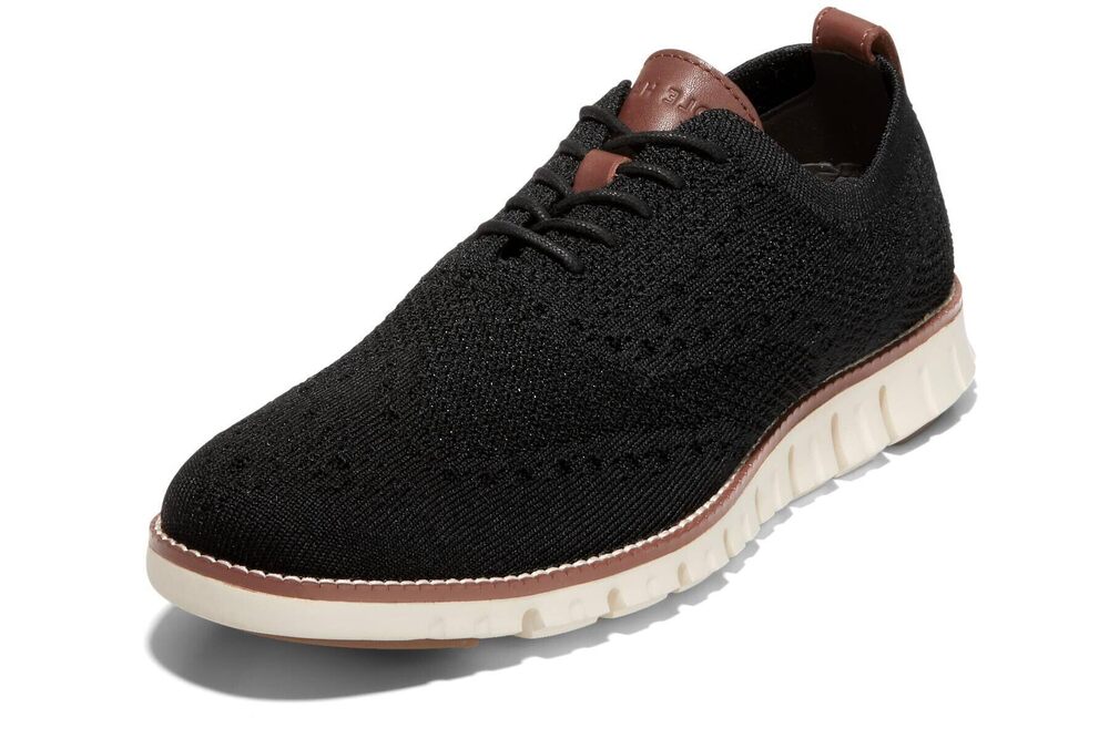 Cole Haan Mens Zerogrand Stitchlite Oxford Black/Ivory 14 D - Medium